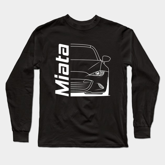 MX5 Miata ND Long Sleeve T-Shirt by GoldenTuners